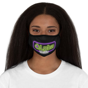 ALPHA NEON Fitted Polyester Face Mask