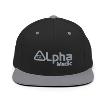 Load image into Gallery viewer, Alpha black/grey  Snapback Hat
