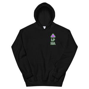 Alpha Stack Letters Hoodie
